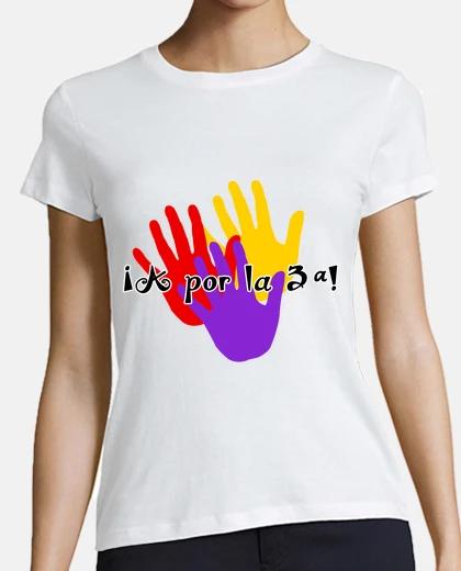 Camiseta A por la 3ª República - mc chica