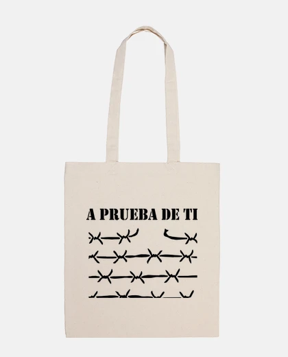 Bag a prueba de ti feminist protection tote bag