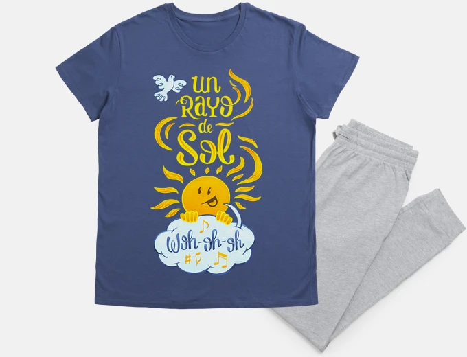 Pyjama a ray of sunshine