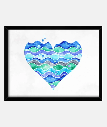 Cuadro A Sea of Love (rectangular)