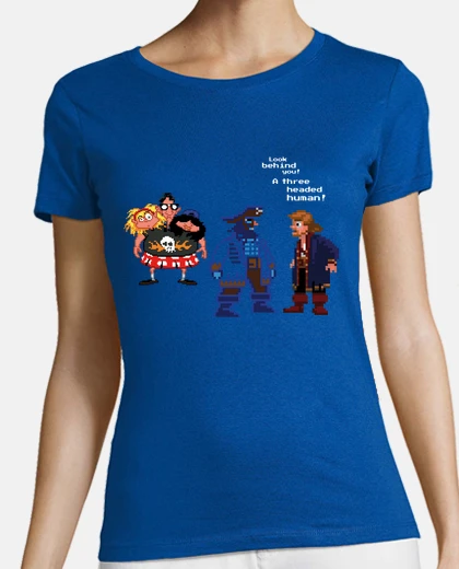 T-shirt A three headed human!