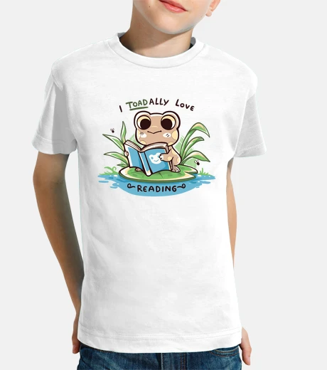 Ropa a toadally le encanta leer - camisa para niños