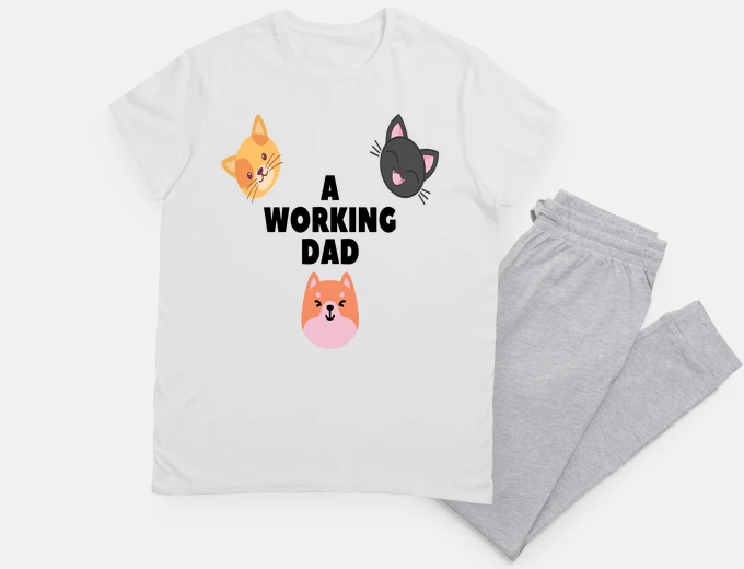 Pyjama a working dad
