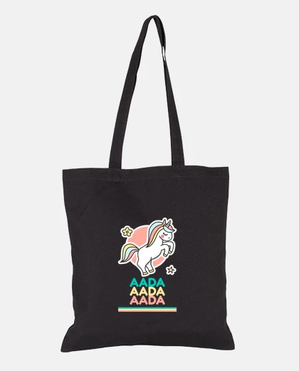 Bag aada first name cute unicorn