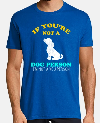 T-shirt abbigliamento divertente persona cane