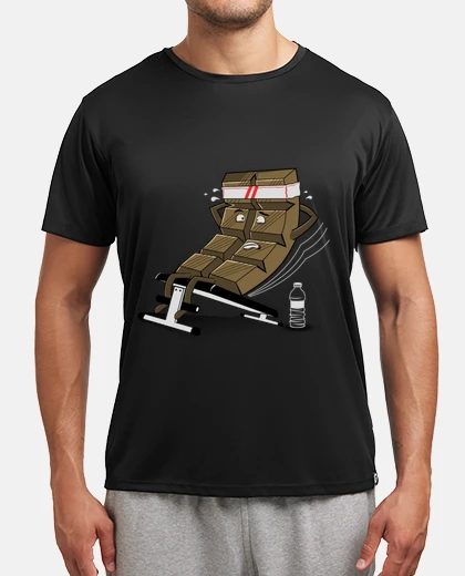 T-shirt abdominal choco