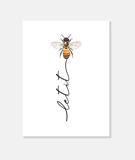 Tableau abeille - idée cadeau amusante, apiculteur, miel,