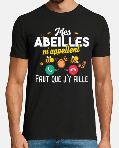 Tee-shirt Abeille abeilles. Apiculture apiculteur