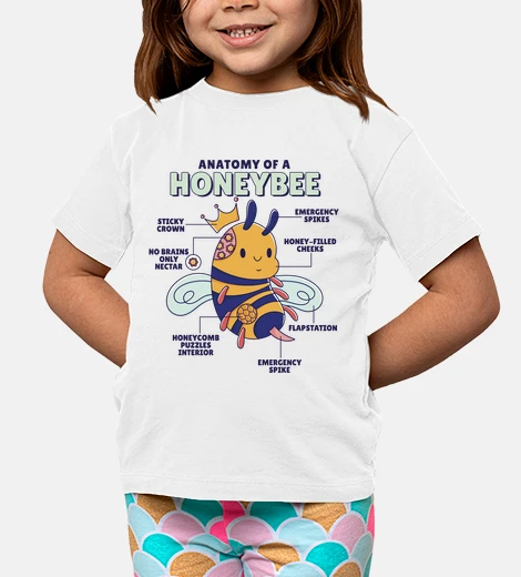 Vêtements abeille anatomie mode humour miel
