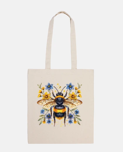 Sac abeille butine