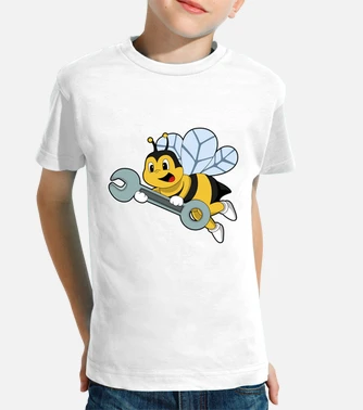 Tee shirt enfant abeille en tant que tostadora