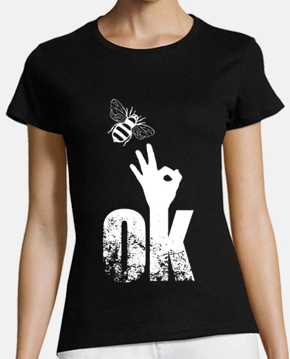 Playera abeja ok dedo arriba signo positivo act