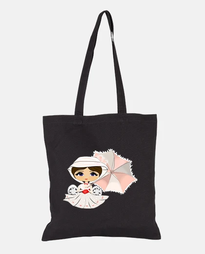 Borsa abito bianco nine pin mary pop pin s