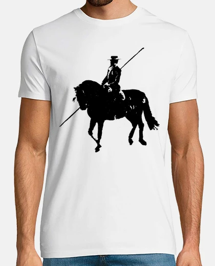 T-shirt abito corto nero ca ball o garrocha cav