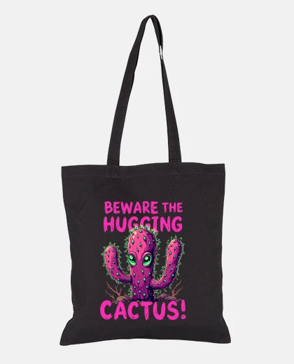 Bolsa abrazando cactus