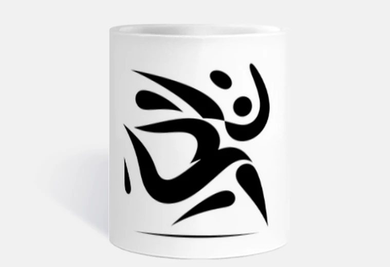 Taza Abstracción del atletismo