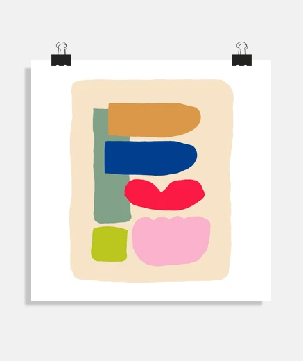 Poster abstract artist mr youpla