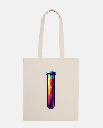 Bag abstract geometric test tube