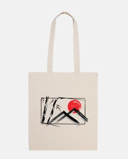 Abstract Japanese landscape