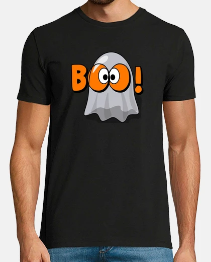 Camiseta abucheo lindo de halloween del fantasma