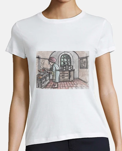 Camiseta abuela en llamas