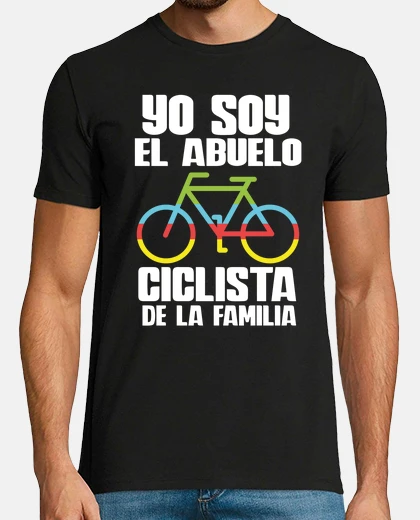 Camiseta Abuelo Ciclista de la Familia. 