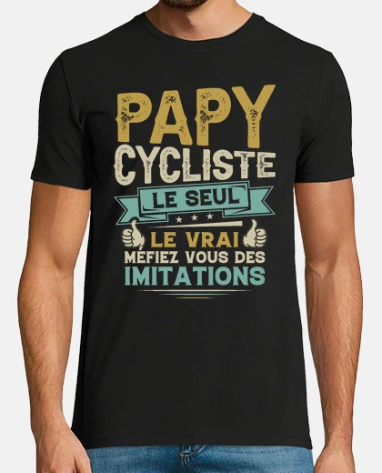 Camiseta abuelo ciclista el único regalo de bici