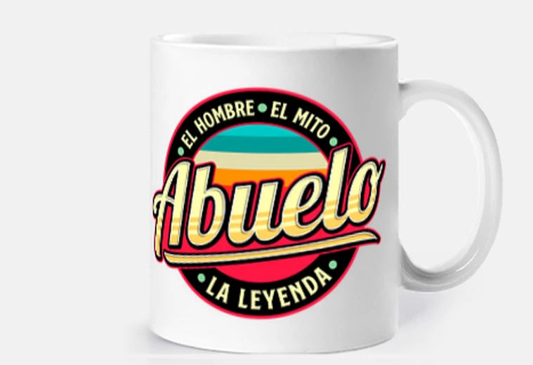 Taza Abuelo El Hombre El Mito La Leyenda Yayo Día Del Padre
