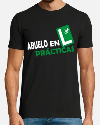 Camiseta abuelo en practicas abuelos primerizo. laTostadora