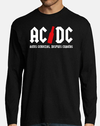 T-shirt ac / dc (before beers after drinks)
