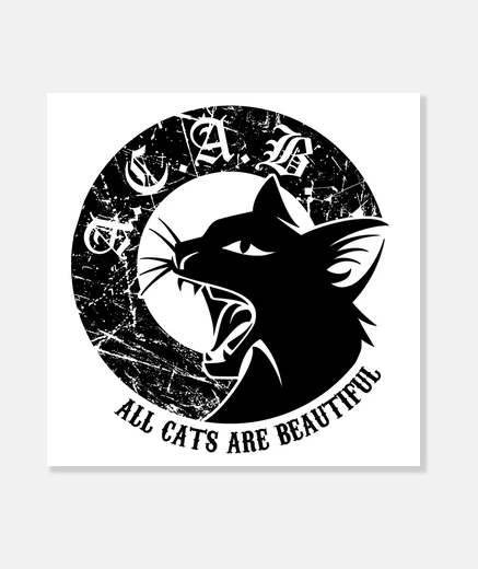Wall acab all cats are bautiful