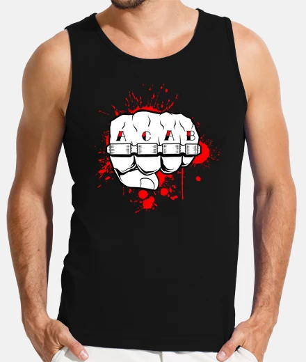 Tee-shirt ACAB tattoo Poing americain