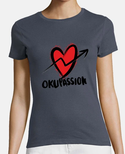 T-shirt accovacciato - nero