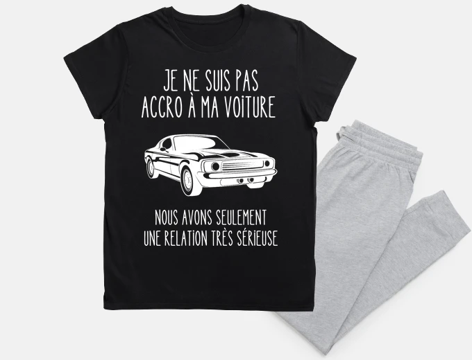 Pyjama accro à ma voiture