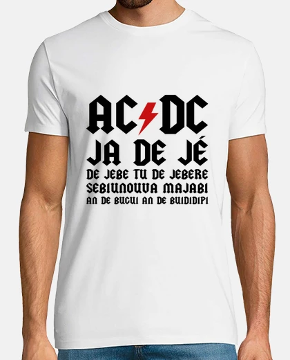T-shirt Acdc (version aserej)
