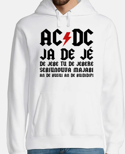 Sudadera AC/DC (versión Aserejé )