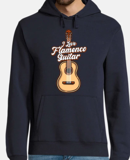 Hoodie acoustic guitar i love flamenco guitarist music in english