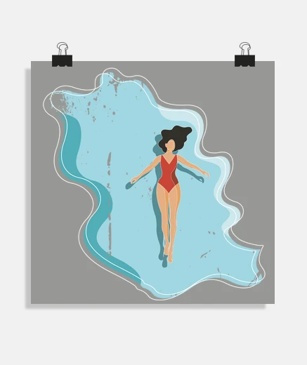 Poster acqua e pace