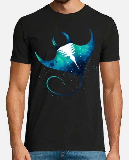 T-shirt acquerello di manta abbozzato