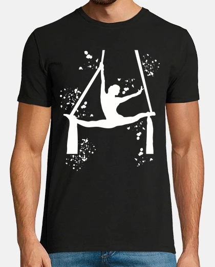 T-shirt acrobata yoga aereo tessuti aerei