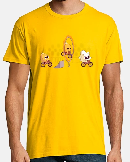T-shirt acrobazia di fuoco