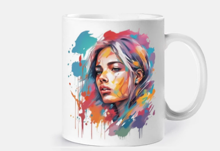 Taza actriz comediante película vídeo blog taza café té