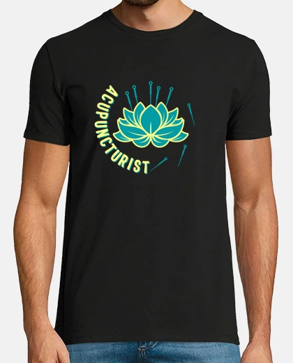 Camiseta acupuntura floral retro camisa aguja terapeuta regalo tcm practicante acupunturista terapia medicina