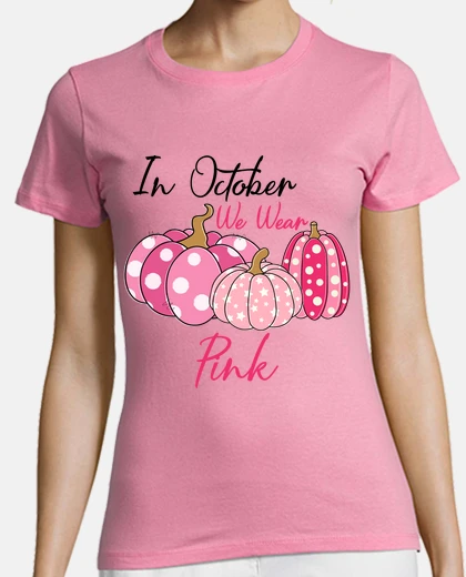 T-shirt ad ottobre indossiamo la zucca maestra 