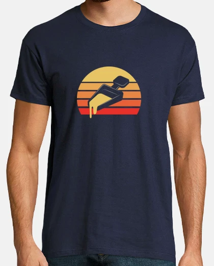 T-shirt addict raclette t-shirt in retro style