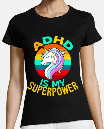 Tee-shirt adhd est mon super-pouvoir licorne love