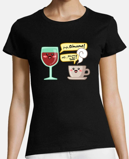 Playera Adicción a mi cafeina y mi copa
