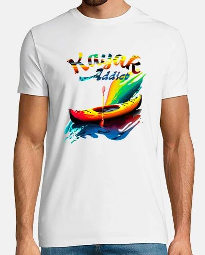 Camiseta adicto al kayak