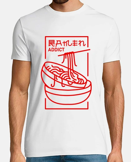 Camiseta adicto al ramen