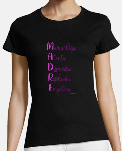 Tee-shirt adjectifs de mère par desatikha arts